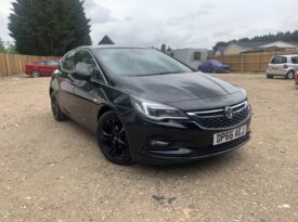 SOLD – Vauxhall Astra 1.4i Turbo SRi Euro 6 5dr DP66AEJ  2016 (66)  47,355 miles Petrol Manual Black 2 owners Car ULEZ