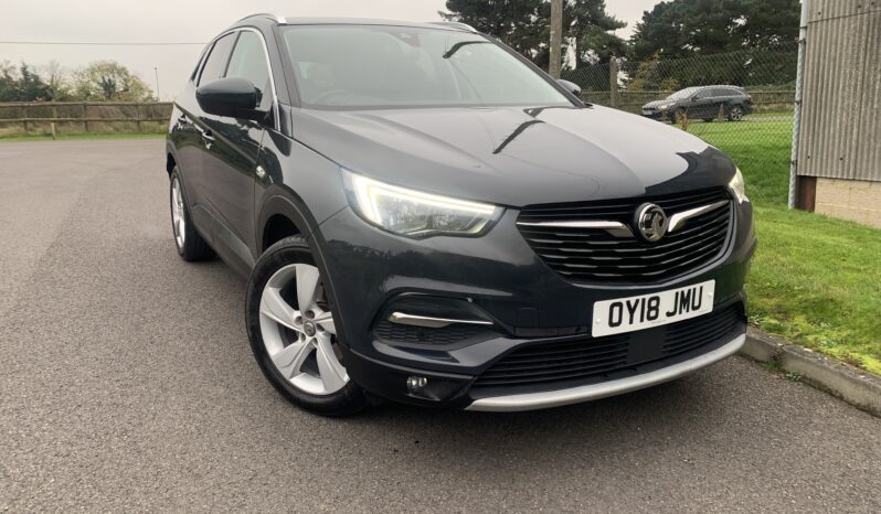 Vauxhall Grandland X 1.2 Turbo Sport Nav Euro 6 (s/s) 5dr OY18JMU  2018 (18)  57,400 miles Petrol Manual Green 2 owners Car ULEZ