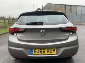 Vauxhall Astra 1.0i Turbo ecoFLEX SRi Euro 6 (s/s) 5dr EJ66HUY  2016 (66)  41,360 miles Petrol Manual Grey 2 owners Car ULEZ