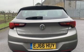 Vauxhall Astra 1.0i Turbo ecoFLEX SRi Euro 6 (s/s) 5dr EJ66HUY  2016 (66)  41,360 miles Petrol Manual Grey 2 owners Car ULEZ