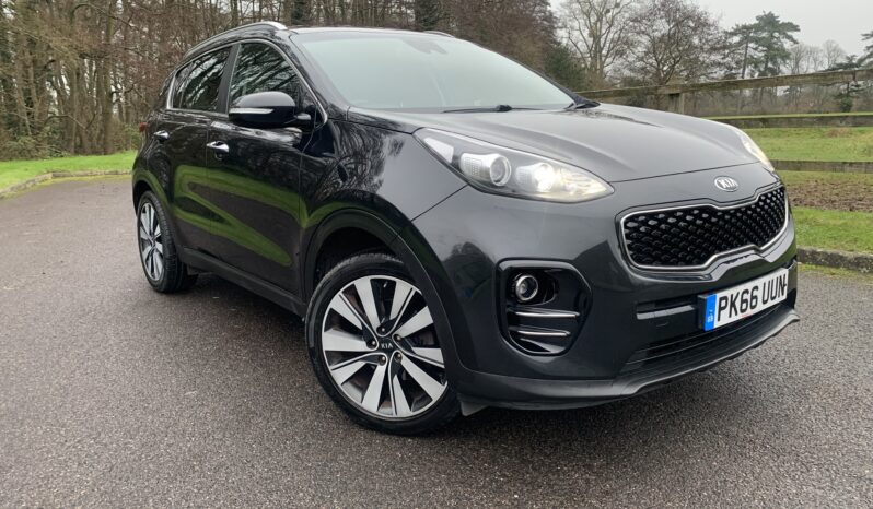 Kia Sportage 1.7 CRDi 3 Euro 6 (s/s) 5dr PK66UUN  2016 (66)  78,800 miles Diesel Manual Black 2 owners Car ULEZ