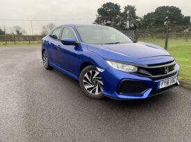 Honda Civic 1.0 VTEC Turbo SE Euro 6 (s/s) 5dr FY18XBZ  2018 (18)  56,614 miles Petrol Manual Blue 2 owners Car ULEZ