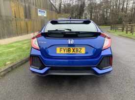 Honda Civic 1.0 VTEC Turbo SE Euro 6 (s/s) 5dr FY18XBZ  2018 (18)  56,614 miles Petrol Manual Blue 2 owners Car ULEZ