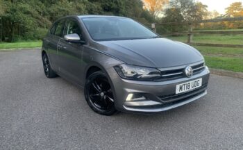 Volkswagen Polo 1.0 TSI SE Euro 6 (s/s) 5dr MT18UDG  2018 (18)  70,600 miles Petrol Manual Grey 2 owners Car ULEZ